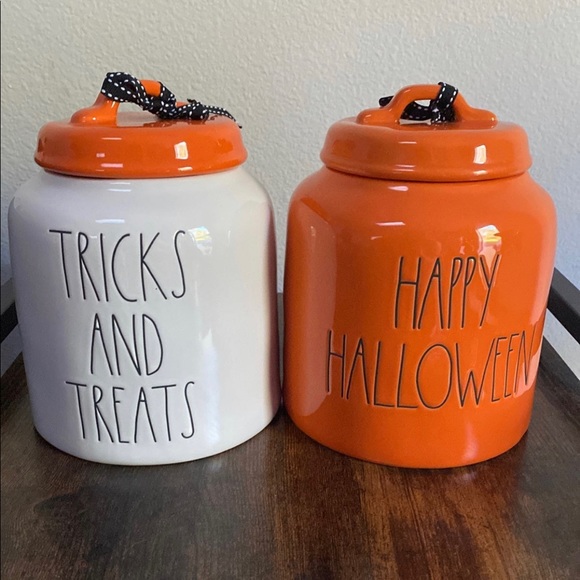 Rae Dunn Holiday Rae Dunn Halloween Canister Set Poshmark